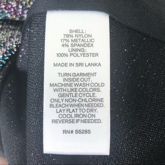 Express Multi Color Shimmer Twilight Sparkle Y2K V Neck Tank – SZ XS Camisole - Picture 9 of 13